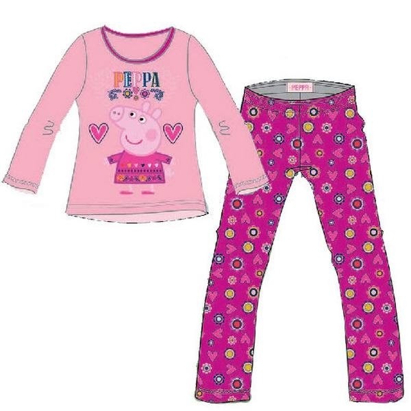 Peppa Pig Completo Pigiama Ufficiale Pig | Età 3-8 | Pigiami Maniche Lunghe | 100% Cotone Costume | Articolo Ufficiale | Regalo Per Ragazze - 2-3 Anni