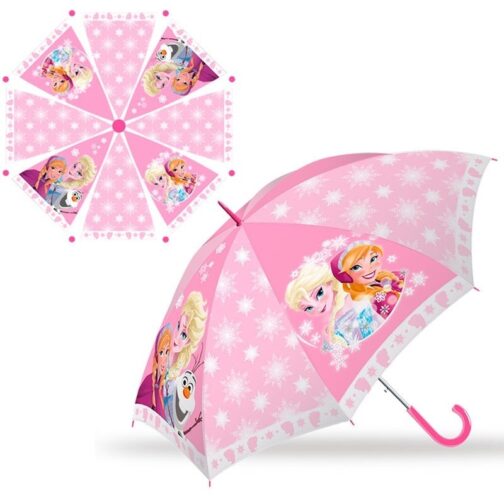 Ombrello automatico Disney Frozen Pink