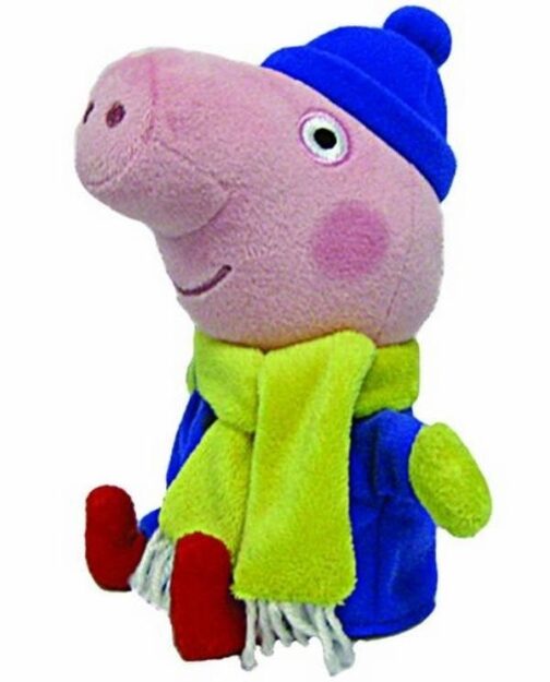 Peluche Peppa Pig George Winter