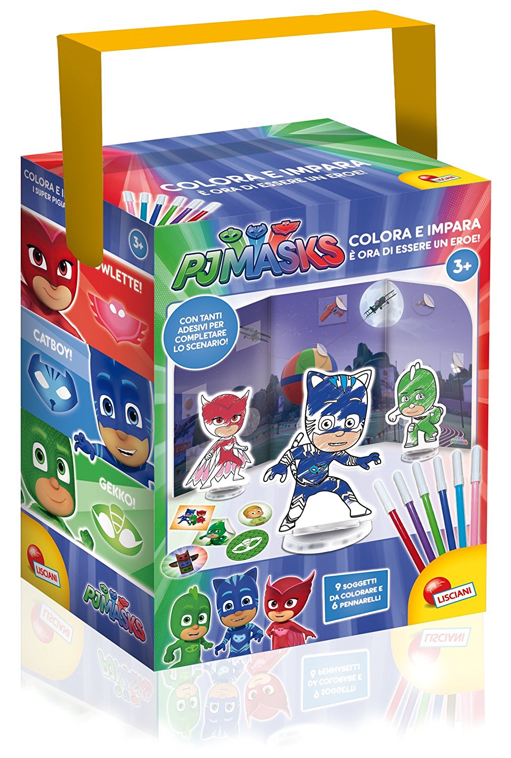 SUPER PIGIAMINI PJ MASKS COLORA IMPARA 62911