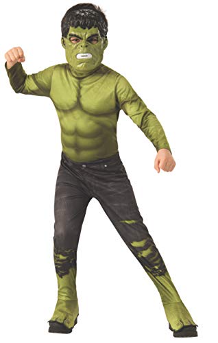 Costume Di Carnevale Hulk Con Muscoli 5-6 Anni-Costumi Di Carnevale