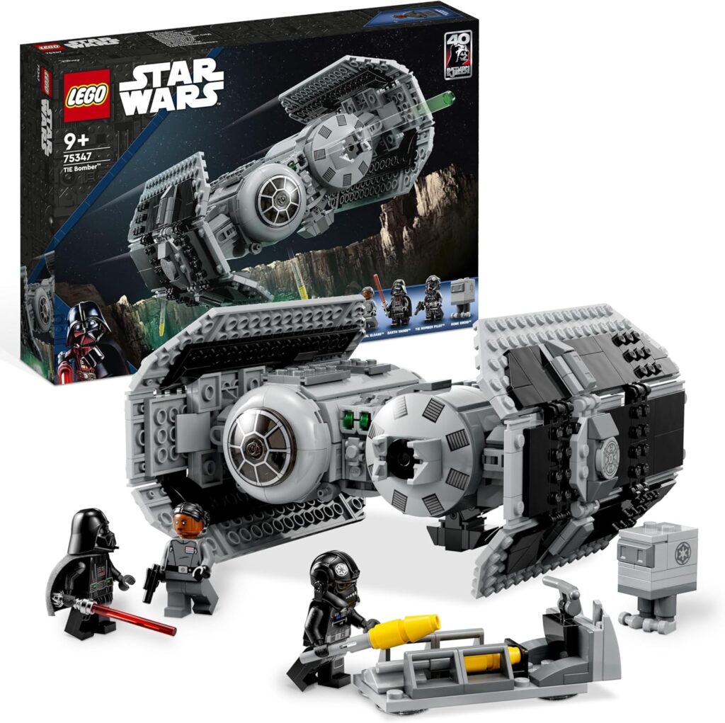LEGO Star Wars 75347 TIE Bomber - Modello di Astronave Giocattolo