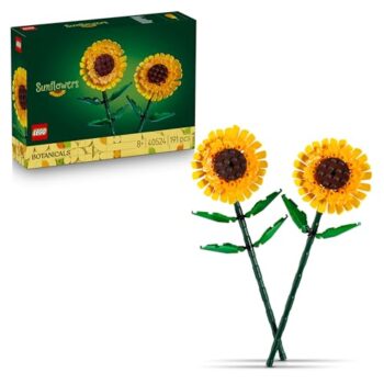 LEGO Botanicals Girasoli - Set di Fiori Finti per Bambine e Bambini 8+ Anni - Bouquet da Esporre Come Decorazione di Casa o della Camera da Letto - Regalo per Ragazza, Ragazzo, Donna o Uomo - 40524