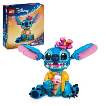 LEGO | Disney Stitch Giocattolo - Personaggio da Gioco e da Esposizione con Cono Gelato e Fiore Decorativo - Regalo per Bambine, Bambini e Fan del Film Lilo e Stitch da 9 Anni in su - 43249