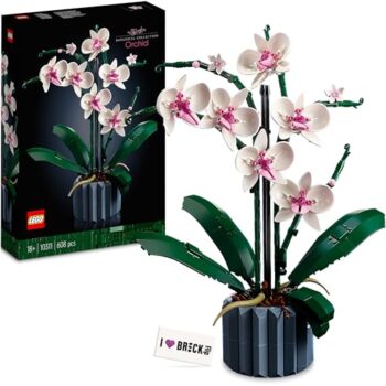 Lego Icons Orchidee 10311: Set di Decorazioni Floreali della Collezione Botanical Con Sacchetto di Polietilene, per Adulti