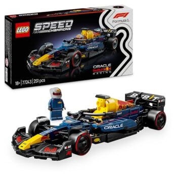 LEGO Speed Champions Auto da Corsa F1 Oracle Red Bull Racing RB20 Modello di Macchina da Collezione con Minifigure del Pilota di Formula 1, Regalo per Uomo, Donna e Adulti Fan dell'Automobilismo 77243