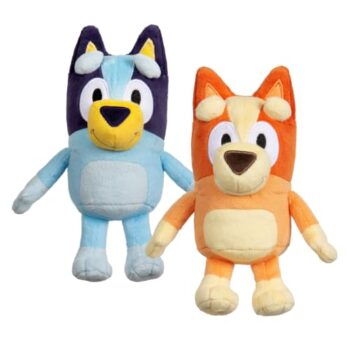 Bluey Peluche da 20,3 cm, confezione da 2 e Bingo