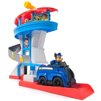 Paw Patrol, Quartier Generale, con Lanciatore per Veicoli, 2 Personaggi, 3+