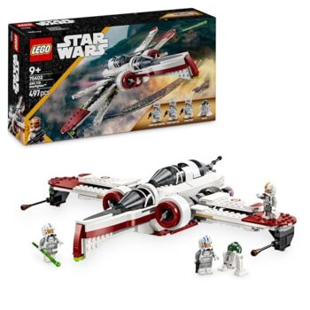 LEGO Star Wars 75402 Starfighter ARC-170 con 4 Minifigure e Droide R4-P44, Idea Regalo di Compleanno per Fan di La Venetta dei Sith, Astronave Giocattolo per Bambini e Bambine da 9 Anni da Collezione