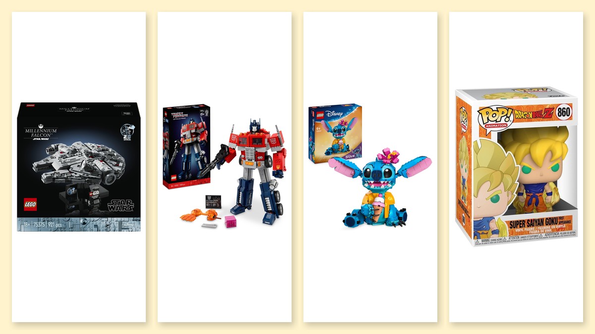 Black Friday LEGO e Funko Pop: Millennium Falcon, Optimus Prime, Stitch e Super Saiyan Goku